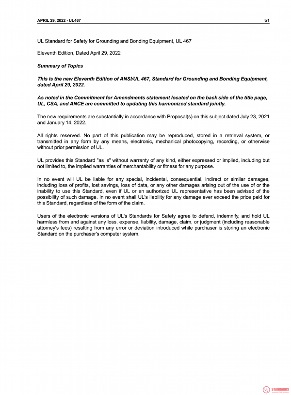 UL 467 PDF UL 467 PDF